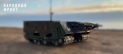 Новый эвакуационный робототехнический комплекс – надёжный помощник военных медиков на поле боя