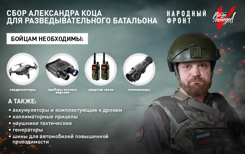 Сбор  Александра Коца  от 24.10  Подразделение: разведывательный батальон 