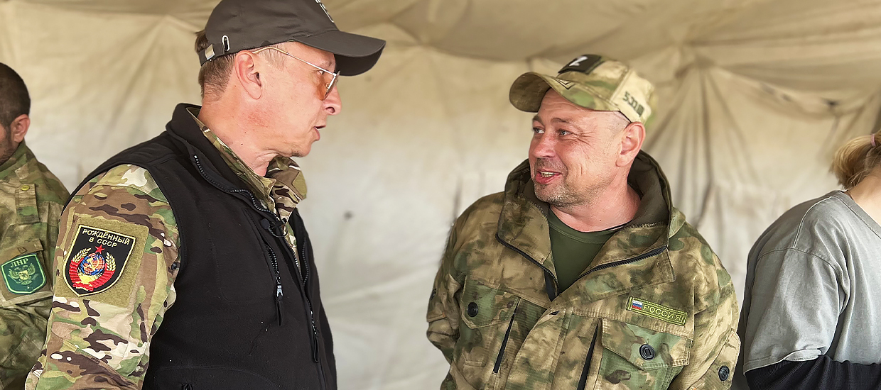 Охлобыстин передал бойцам технику и поблагодарил россиян, поддерживающих Донбасс