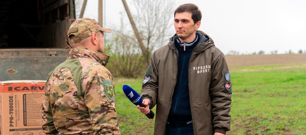 Военкор Гусейн Гусейнов и Народный фронт доставили на передовую необходимые вещи бойцам батальона “Ярга”