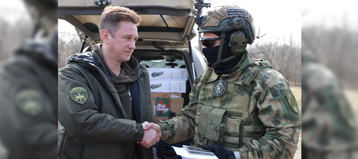 АНТОН ШАГИН ЛИЧНО ДОСТАВИЛ ГРУЗ БОЙЦАМ СПЕЦНАЗА