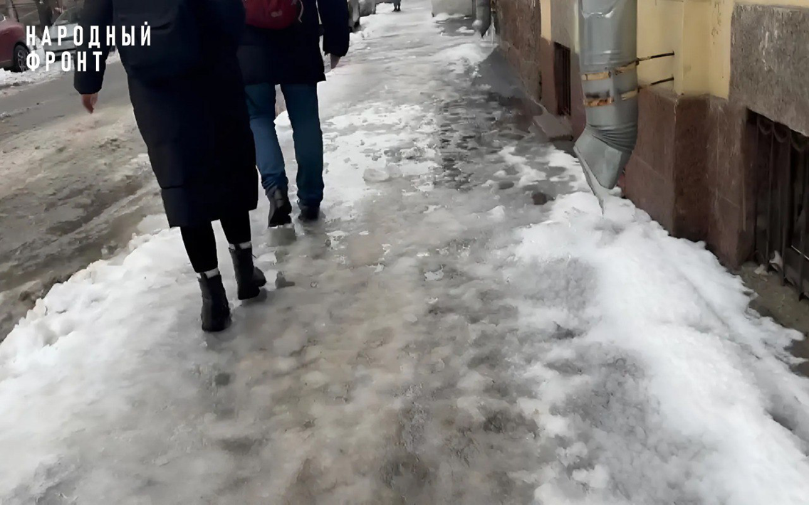 Народный фронт в Петербурге добивается своевременной уборки снега