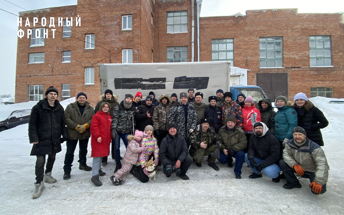 Команда молодёжного крыла Народного фронта в Томске помогла отправить 25 тонн гумпомощи в военные полевые госпитали