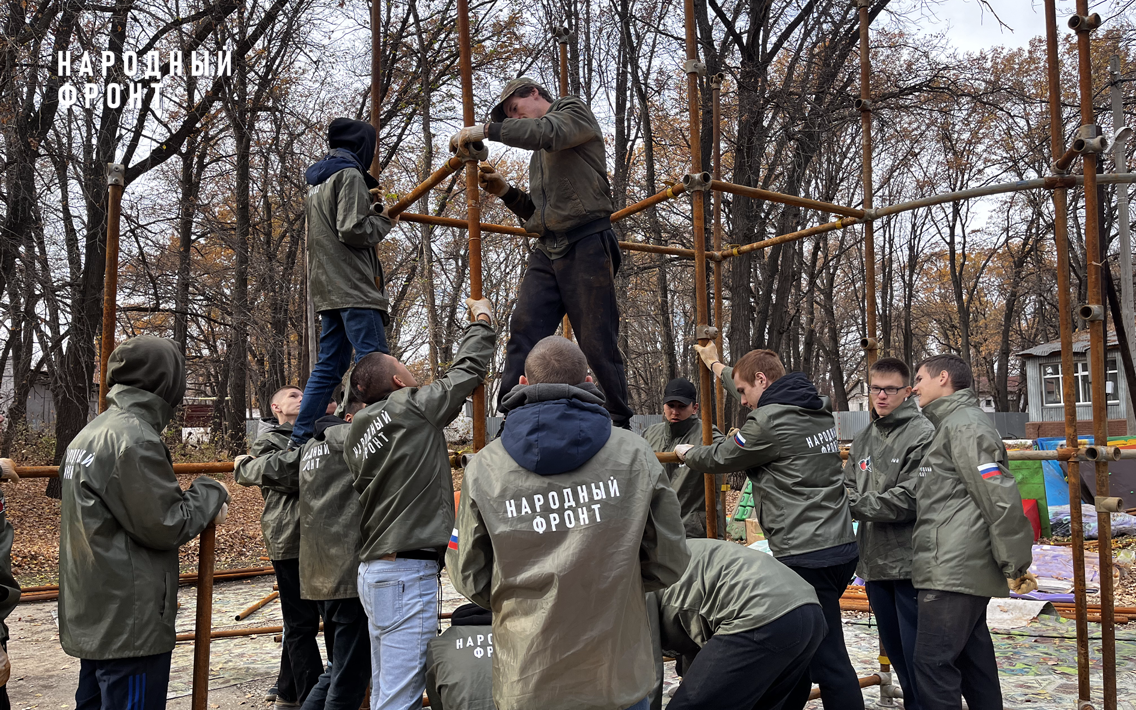 Молодёжь Оренбурга помогает восстанавливать после паводка санаторий для детей-инвалидов