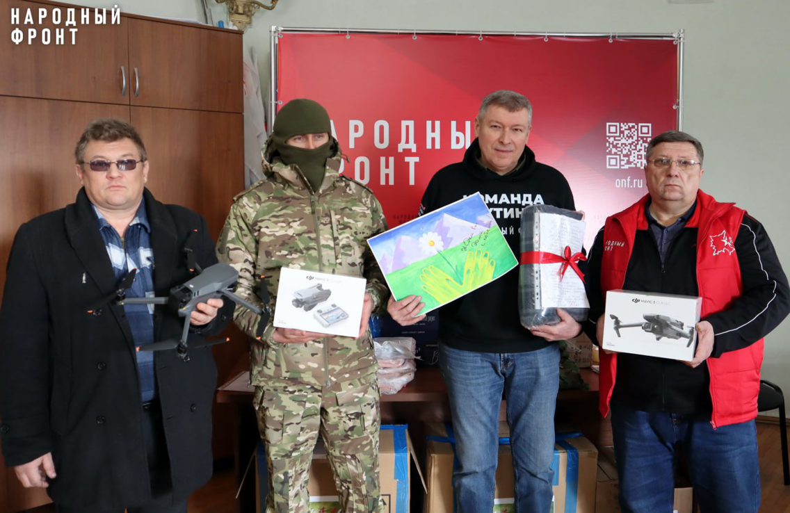 Народный фронт отправил автомобиль и очередную партию гуманитарной помощи в зону специальной военной операции для бойцов из Кабардино-Балкарии