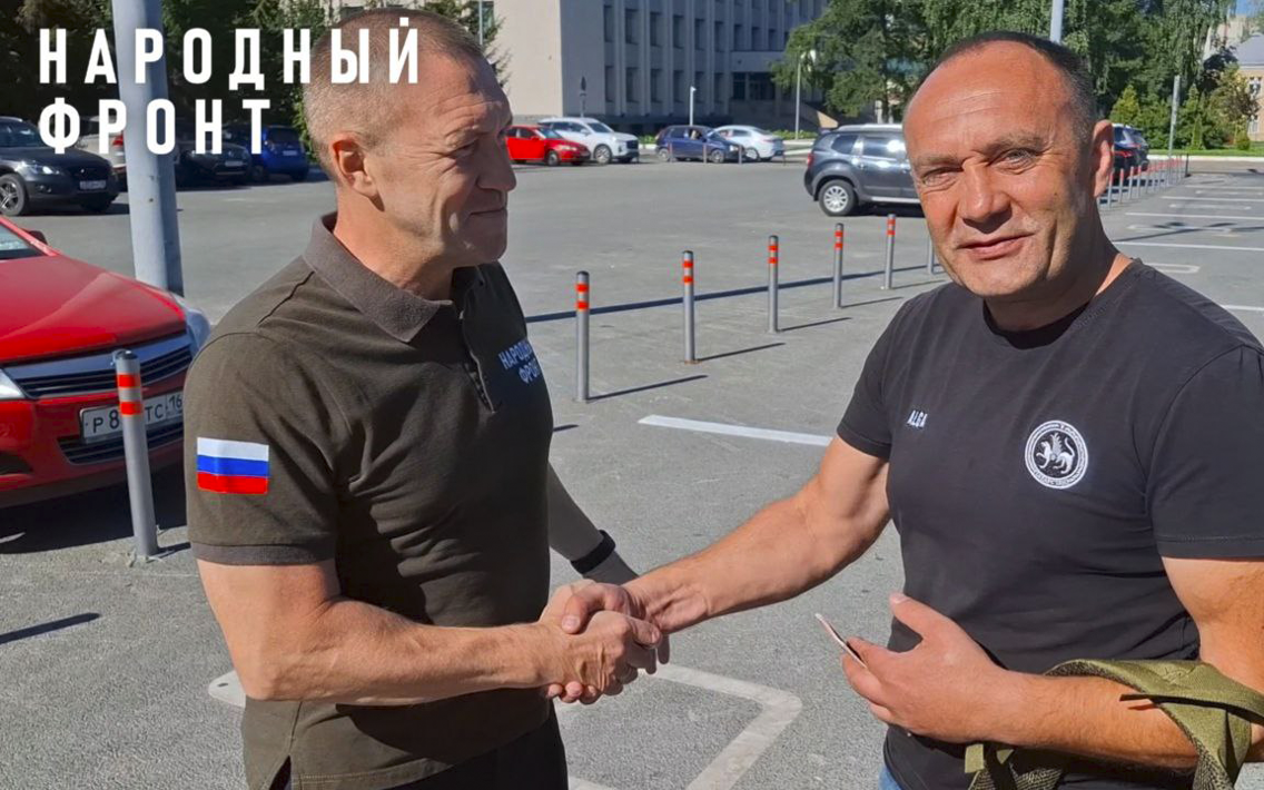Эксперт Народного фронта в Татарстане подписал контракт и отправился в зону СВО