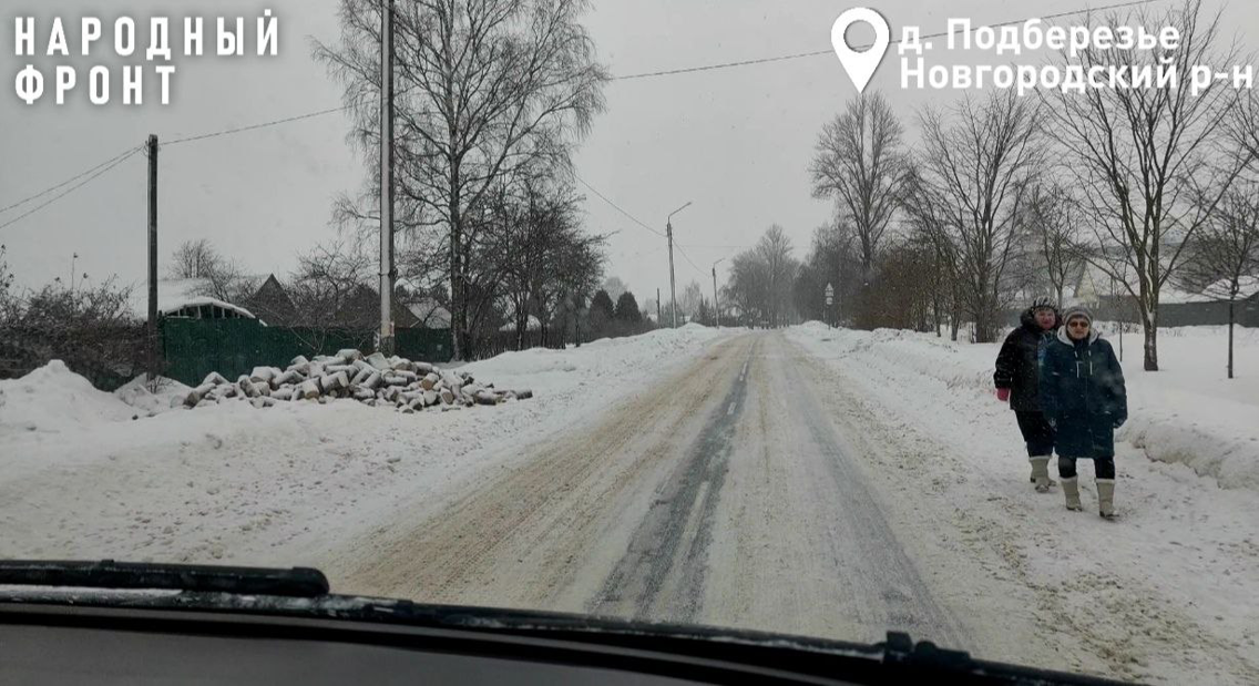 Народный фронт добивается, чтобы в новгородской деревне Подберезье был обеспечен безопасный проход по мосту