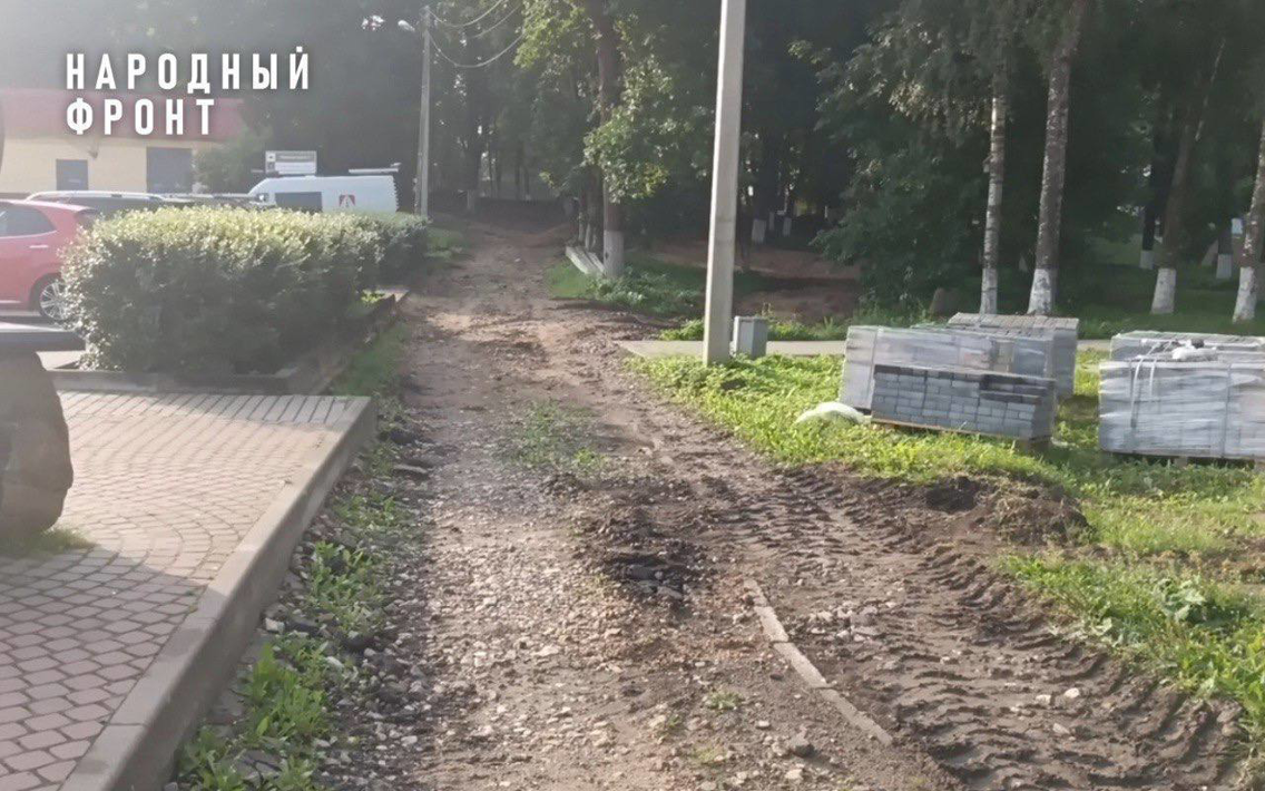 Парк у монумента Победы в Боровичах Новгородской области за 20 миллионов не сдан в срок
