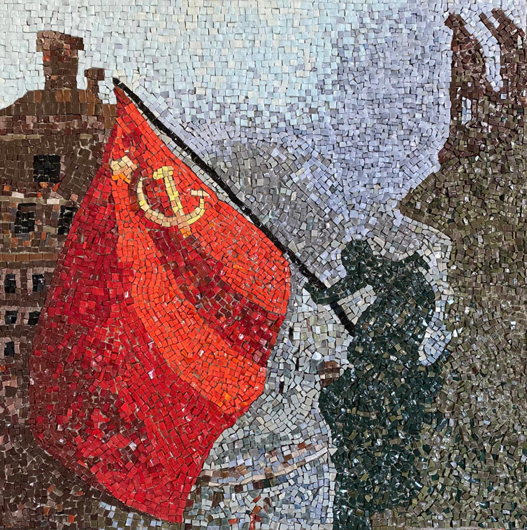 Московские школьники при поддержке Народного фронта создали мозаичные панно к празднованию 80-летия Победы в Великой Отечественной войне