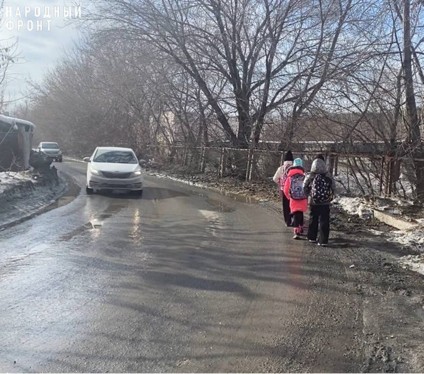 "Въезжают в ограды, цепляют зеркалами": в Тюмени жители улицы Алексея Маресьева попросили президента обратить внимание на их дорогу
